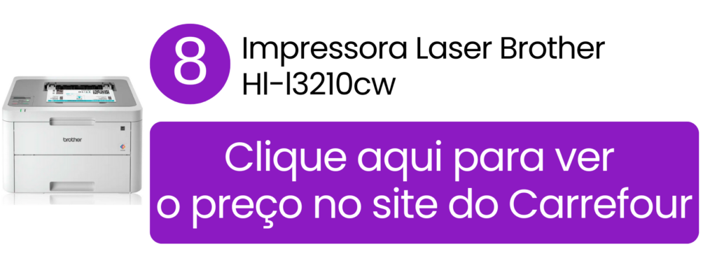 Impressora laser Brother HL-L3210CW colorida A4 no Carrefour.