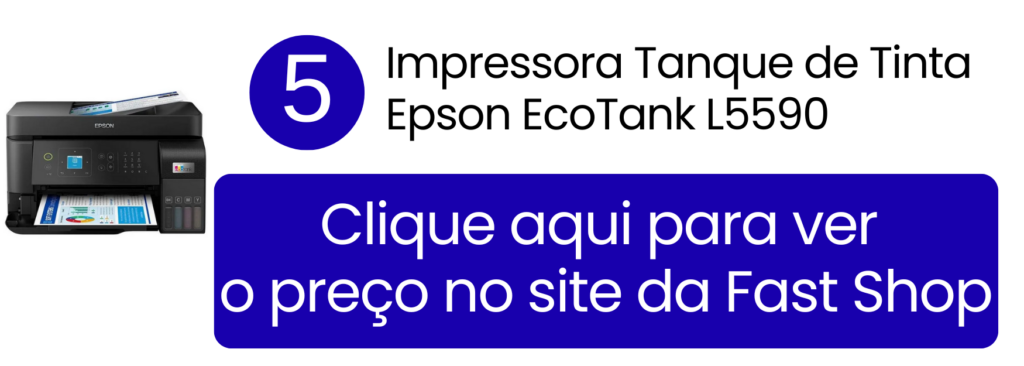 Impressora multifuncional Epson EcoTank L5590 com Wi-Fi e Ethernet na Fast Shop.