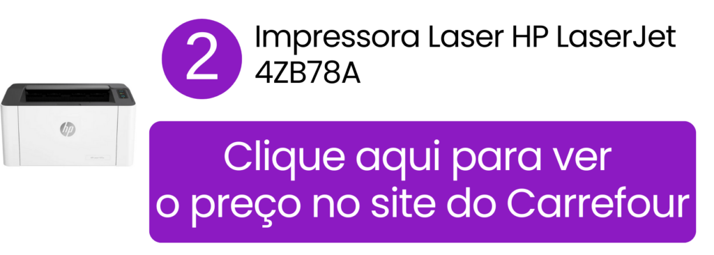 Ver preço da impressora laser HP LaserJet 107w (4ZB78A) no Carrefour.