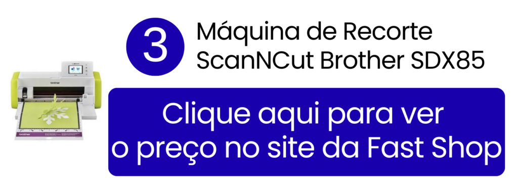 Operação intuitiva e independente da Brother SDX85 na Fast Shop.