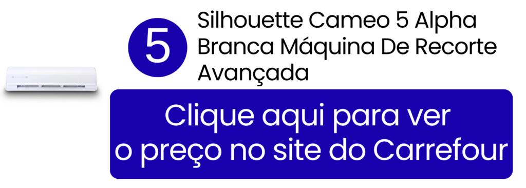 Silhouette Portrait 4 sendo utilizada para papelaria e adesivos no Carrefour.