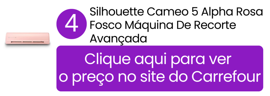 Silhouette Cameo 5 Alpha recortando diferentes tipos de materiais no Carrefour.