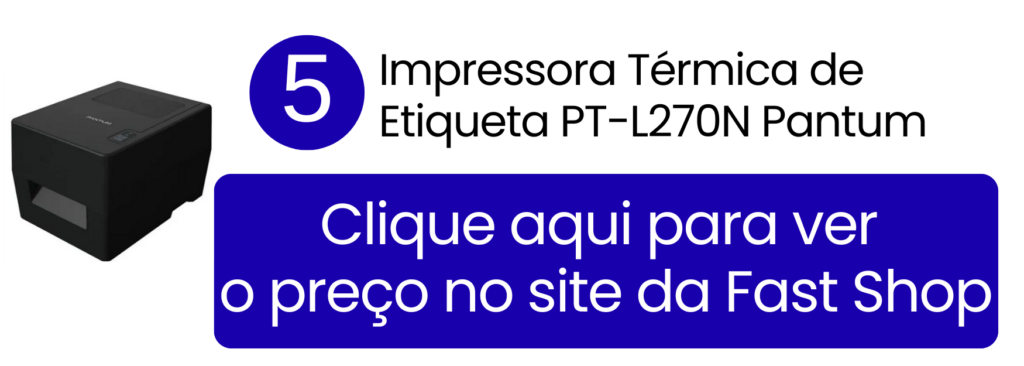 Praticidade operacional na categorização de caixas e materiais com a Pantum PT-L270N na Fast Shop.