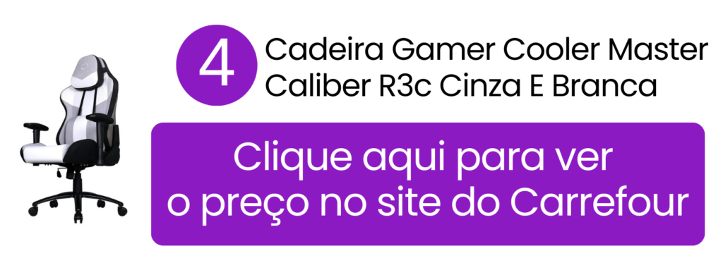 Máxima estabilidade e segurança estrutural com a base em aço reforçado no modelo da Cooler Master do Carrefour.