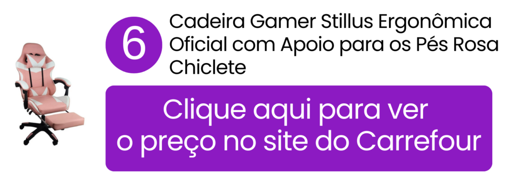 Personalidade e design decorativo diferenciado em tom rosa chiclete com a cadeira Stillus no Carrefour.