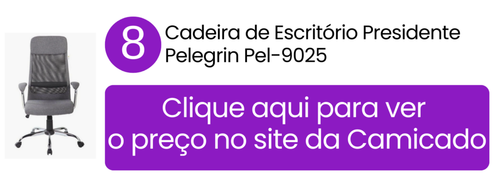 Design versátil e discreto que harmoniza facilmente com diferentes mesas de estudo e trabalho na Camicado.