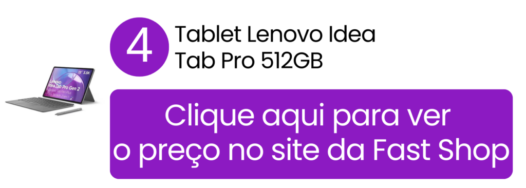 Configuração robusta do Lenovo Idea Tab Pro sendo utilizada para edição e assinatura de documentos complexos.
