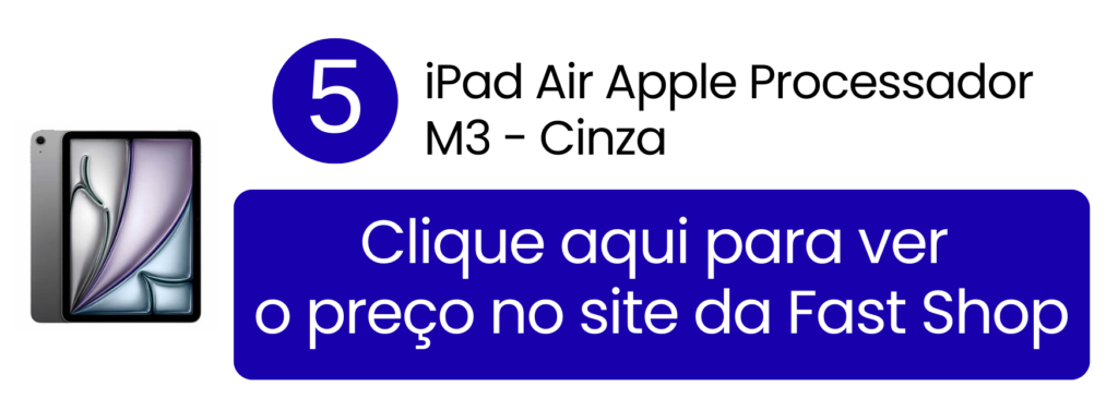 Alta performance do chip M3 no iPad Air executando softwares de edição gráfica.